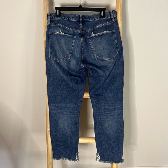 Agolde Jamie Straight Jeans in Lowdown High Rise Distressed 29 - Picture 7 of 12